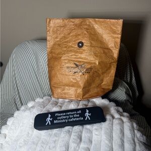 Ministry of Magic lunch bag and silverware holder Harry Potter